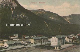 Wocheinerbahn, Jesenice Bahnhof - Slowenien - alte historische Fotos Ansichten Bilder Aufnahmen Ansichtskarten 
