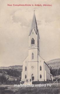 Arriach, Evangelische Kirche - Arriach - alte historische Fotos Ansichten Bilder Aufnahmen Ansichtskarten 