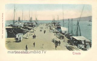 Triest, Mole Giuseppina - Italien - alte historische Fotos Ansichten Bilder Aufnahmen Ansichtskarten 