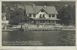 Gasthaus Günther - Treffen am Ossiacher See - alte historische Fotos Ansichten Bilder Aufnahmen Ansichtskarten 