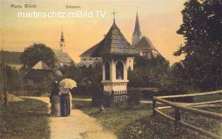 Maria Wörth, Bildstock - Klagenfurt Land - alte historische Fotos Ansichten Bilder Aufnahmen Ansichtskarten 