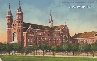 Missionshaus St . Gabriel - Niederösterreich - alte historische Fotos Ansichten Bilder Aufnahmen Ansichtskarten 