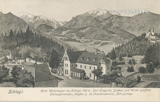 Schlagl - Hotel Westermayer - Niederösterreich - alte historische Fotos Ansichten Bilder Aufnahmen Ansichtskarten 