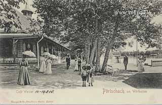 Cafe Werzer - Klagenfurt Land - alte historische Fotos Ansichten Bilder Aufnahmen Ansichtskarten 