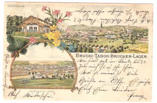 Brucki-Tabor  Brucker-Lager - Niederösterreich - alte historische Fotos Ansichten Bilder Aufnahmen Ansichtskarten 
