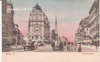 Praterstrasse  - Wien - alte historische Fotos Ansichten Bilder Aufnahmen Ansichtskarten 