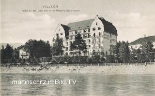 Villach, Hotel Mosser Dependance - alte historische Fotos Ansichten Bilder Aufnahmen Ansichtskarten 