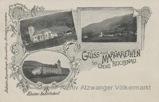 3 Bild Litho Karte - Ebene Reichenau - Reichenau - alte historische Fotos Ansichten Bilder Aufnahmen Ansichtskarten 