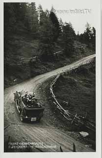 Auffahrt Turracher Höhe - Reichenau - alte historische Fotos Ansichten Bilder Aufnahmen Ansichtskarten 