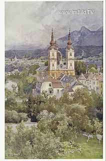 Hl. Kreuzkirche - Perau - Villach-St. Agathen und Perau - alte historische Fotos Ansichten Bilder Aufnahmen Ansichtskarten 