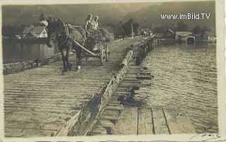 Techendorf - Furhwerk auf Brücke - Weißensee - alte historische Fotos Ansichten Bilder Aufnahmen Ansichtskarten 