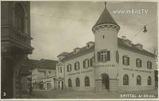 Gewerbe- und Handelsbank - Spittal an der Drau - alte historische Fotos Ansichten Bilder Aufnahmen Ansichtskarten 