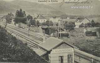Bahnhof Launsdorf - Sankt Veit an der Glan - alte historische Fotos Ansichten Bilder Aufnahmen Ansichtskarten 