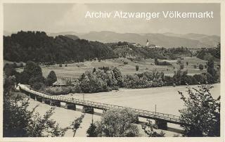 Völkermarkt, Draubrücke - Völkermarkt - alte historische Fotos Ansichten Bilder Aufnahmen Ansichtskarten 