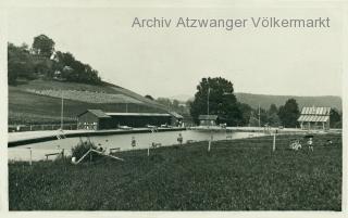 Völkermarkt, Strandbad mit  3000 m2 Wasserflaeche - Völkermarkt - alte historische Fotos Ansichten Bilder Aufnahmen Ansichtskarten 