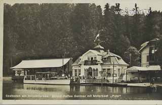 Strandkaffee Santner - Seeboden - alte historische Fotos Ansichten Bilder Aufnahmen Ansichtskarten 