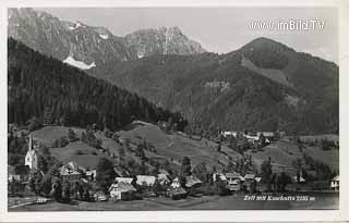 Zell mit Koschutta - Klagenfurt Land - alte historische Fotos Ansichten Bilder Aufnahmen Ansichtskarten 