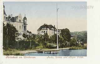 Fuchs, Urban und Hoyos Villen - Klagenfurt Land - alte historische Fotos Ansichten Bilder Aufnahmen Ansichtskarten 