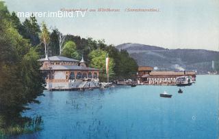 Krumpendorf - Seerestauration - Klagenfurt Land - alte historische Fotos Ansichten Bilder Aufnahmen Ansichtskarten 