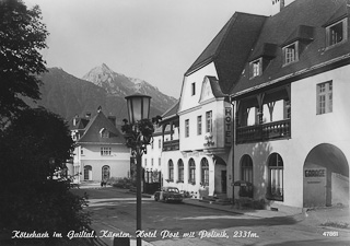 Kötschach - Hotel Post - Hermagor - alte historische Fotos Ansichten Bilder Aufnahmen Ansichtskarten 