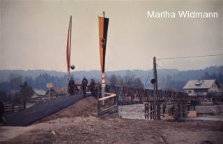 Tschinowitsch, Zündhölzlbrücke über die Gail - Kärnten - alte historische Fotos Ansichten Bilder Aufnahmen Ansichtskarten 