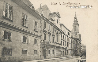 Dorotheergasse - Oesterreich - alte historische Fotos Ansichten Bilder Aufnahmen Ansichtskarten 