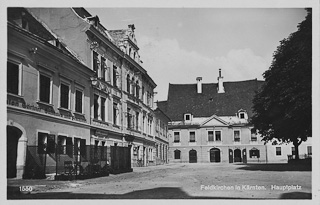 Hauptplatz in Feldkirchen - Feldkirchen - alte historische Fotos Ansichten Bilder Aufnahmen Ansichtskarten 