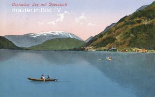 Ruderboot am Ossiachersee - Feldkirchen - alte historische Fotos Ansichten Bilder Aufnahmen Ansichtskarten 