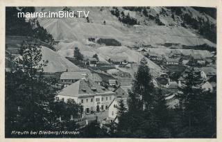 Bleiberg Kreuth - Volkskino - Kärnten - alte historische Fotos Ansichten Bilder Aufnahmen Ansichtskarten 