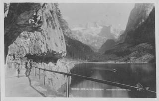 Gosau-See mit dem Dachstein - alte historische Fotos Ansichten Bilder Aufnahmen Ansichtskarten 