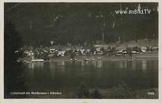 Gatschach am Weissensee - Spittal an der Drau - alte historische Fotos Ansichten Bilder Aufnahmen Ansichtskarten 