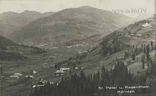 St. Peter und Radenthein - Spittal an der Drau - alte historische Fotos Ansichten Bilder Aufnahmen Ansichtskarten 