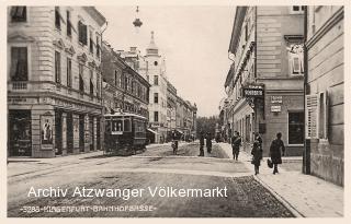 Klagenfurt Bahnhofgasse - Klagenfurt am Wörthersee - alte historische Fotos Ansichten Bilder Aufnahmen Ansichtskarten 