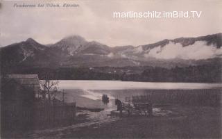 Ehemaliger Strand der Gemeinde Maria Gail - Villach - alte historische Fotos Ansichten Bilder Aufnahmen Ansichtskarten 