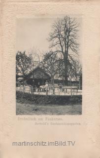 Bernolds Restaurationsgarten  ( Prägekarte ) - Villach - alte historische Fotos Ansichten Bilder Aufnahmen Ansichtskarten 