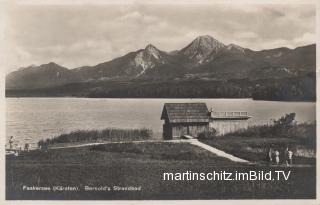 Bernold's erstes Boots und Badehaus - Villach - alte historische Fotos Ansichten Bilder Aufnahmen Ansichtskarten 