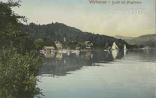 Bucht bei Hugelmann - Maria Wörth - alte historische Fotos Ansichten Bilder Aufnahmen Ansichtskarten 