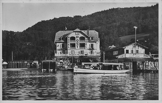 Hotel Post in Maria Wörth - Maria Wörth - alte historische Fotos Ansichten Bilder Aufnahmen Ansichtskarten 