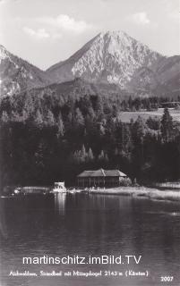 Aichwaldsee, Strandbad - Unteraichwald - alte historische Fotos Ansichten Bilder Aufnahmen Ansichtskarten 