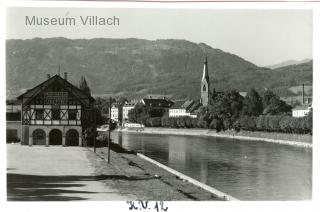 Die Turnvereinshalle, erbaut um 1927 - Villach - alte historische Fotos Ansichten Bilder Aufnahmen Ansichtskarten 