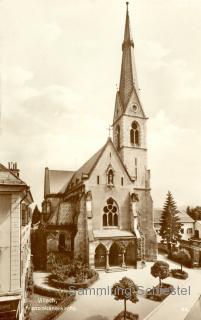 Die Nikolaikirche, um 1900 - Villach - alte historische Fotos Ansichten Bilder Aufnahmen Ansichtskarten 