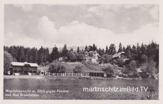 Magdalenensee, Pension und Bad Brandstätter - Villach - alte historische Fotos Ansichten Bilder Aufnahmen Ansichtskarten 