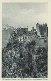 Ruine Oberfalkenstein - Obervellach - alte historische Fotos Ansichten Bilder Aufnahmen Ansichtskarten 
