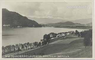 Annenheim von Osten - Treffen am Ossiacher See - alte historische Fotos Ansichten Bilder Aufnahmen Ansichtskarten 