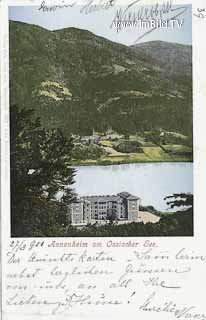 Hotel Annenheim - Treffen am Ossiacher See - alte historische Fotos Ansichten Bilder Aufnahmen Ansichtskarten 