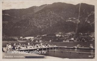 Annenheim Strandbad, jetzt St. Andrä - St. Andrä - alte historische Fotos Ansichten Bilder Aufnahmen Ansichtskarten 