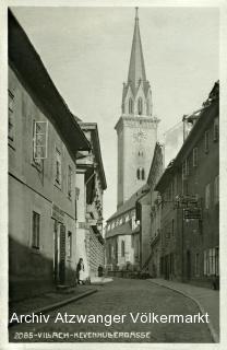 Villach Khevenhüllergasse - Khevenhüllergasse - alte historische Fotos Ansichten Bilder Aufnahmen Ansichtskarten 