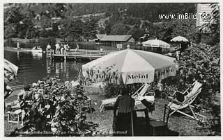 Steindorf am Ossiachersee - Webers Strandbad - Steindorf am Ossiacher See - alte historische Fotos Ansichten Bilder Aufnahmen Ansichtskarten 