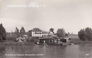 Drobollach, Strandpension Seeheim - Drobollacher Seepromenade - alte historische Fotos Ansichten Bilder Aufnahmen Ansichtskarten 