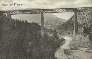 Rosenbach Viadukt - Rosenbach - alte historische Fotos Ansichten Bilder Aufnahmen Ansichtskarten 